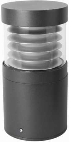 10W LED pastatomas lauko šviestuvas MERCAT, antracito sp., 3000/4000K, IP65