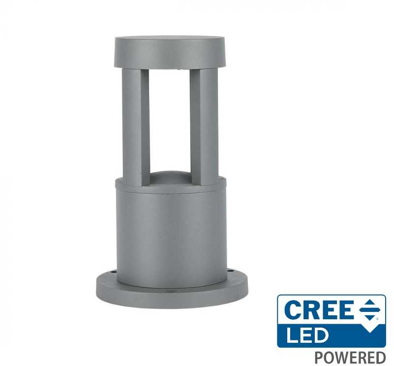 V-tac 10W LED pastatomas lauko šviestuvas, pilkas, 4000K, IP65