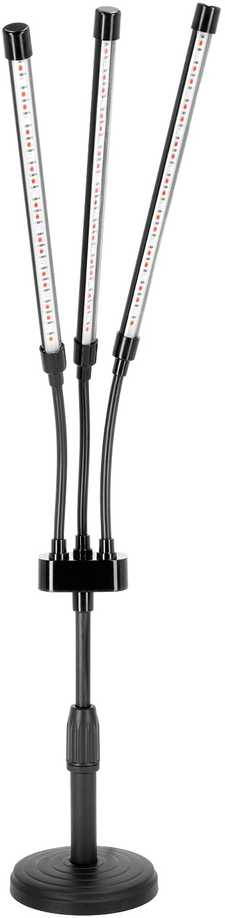10W LED pastatomas šviestuvas augalų auginimui VITARO, juodas