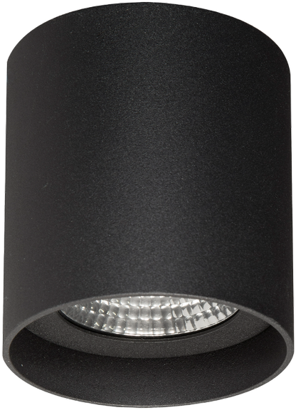10W LED paviršinis/pakabinamas šviestuvas MATE, juodas, 4000K