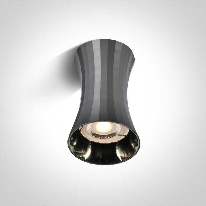 Lubinis šviestuvas 10W LED paviršinis šviestuvas, tamsaus chromo sp., GU10, 12105K/DC