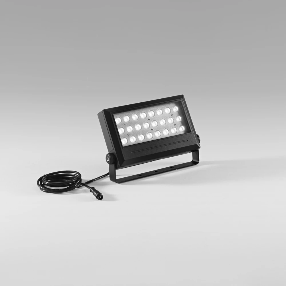 10W LED prožektorius AGILITY, juodas, RGBW