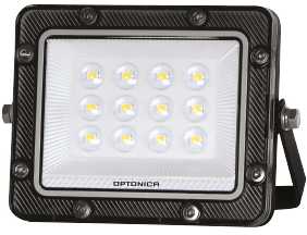 10W LED prožektorius, juodas, 4000K