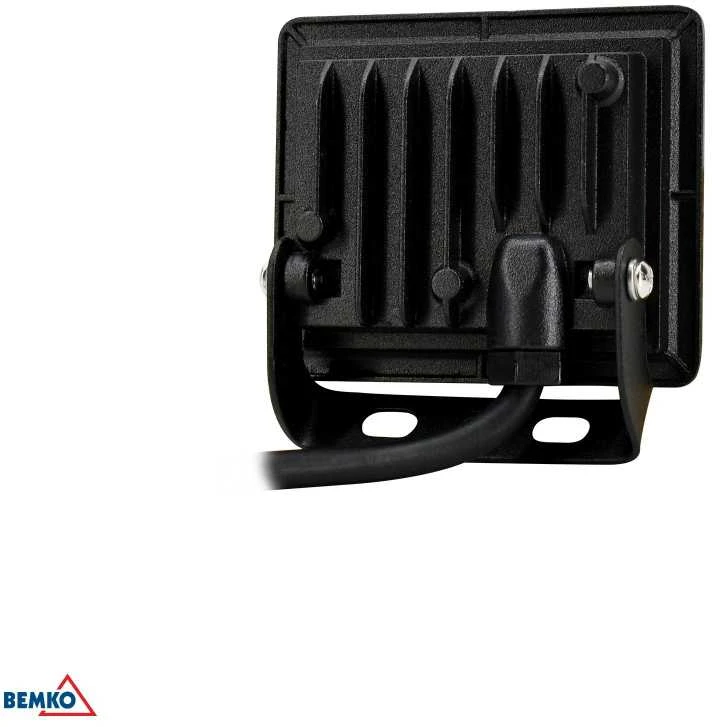 Kafler 10W LED prožektorius KASTEL, juodas, 4000K, IP65, 110°
