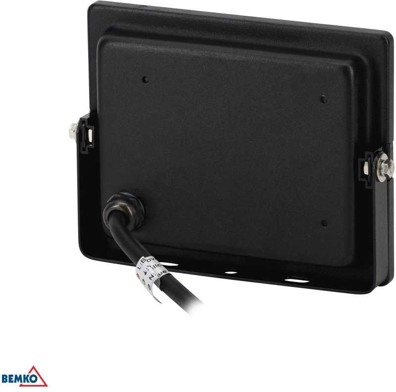 10W LED prožektorius KASTEL, juodas, 6000K, IP65