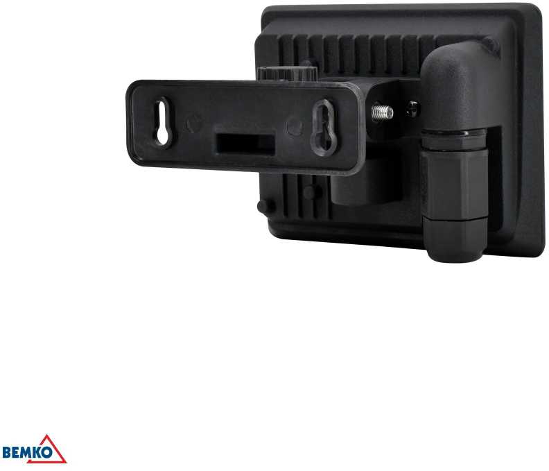 Bemko 10W LED prožektorius LFX, juodas, 4000K, IP65