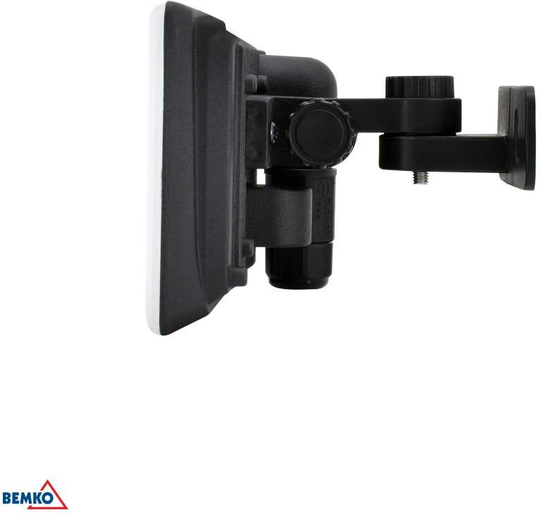 Bemko 10W LED prožektorius LFX, juodas, 4000K, IP65