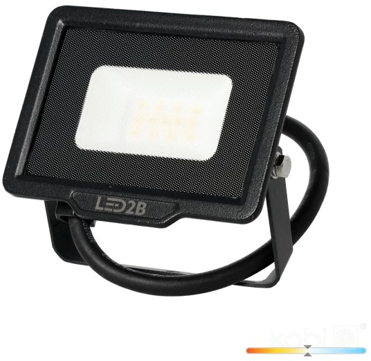 10W LED prožektorius MH, juodas, 4000K