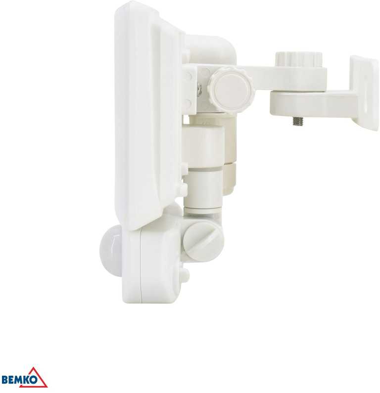 Bemko 10W LED prožektorius su judesio davikliu LFX, juodas, 4000K, IP65, 110°