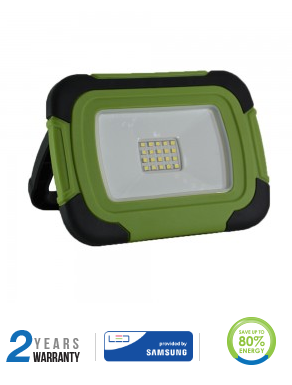 V-tac 10W LED prožektorius, įkraunamas, 4000K
