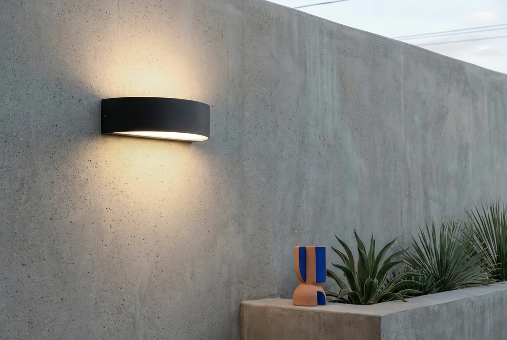 Sieninis šviestuvas 10W LED sieninis fasado šviestuvas AYSEL, antracito sp., 3000K, dimeriuojamas, IP65, A2069000GRDT