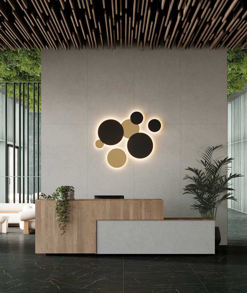 10W LED sieninis fasado šviestuvas COMBO, aukso sp., 2700/3000K, IP65, dimeriuojamas, A3966070ODT