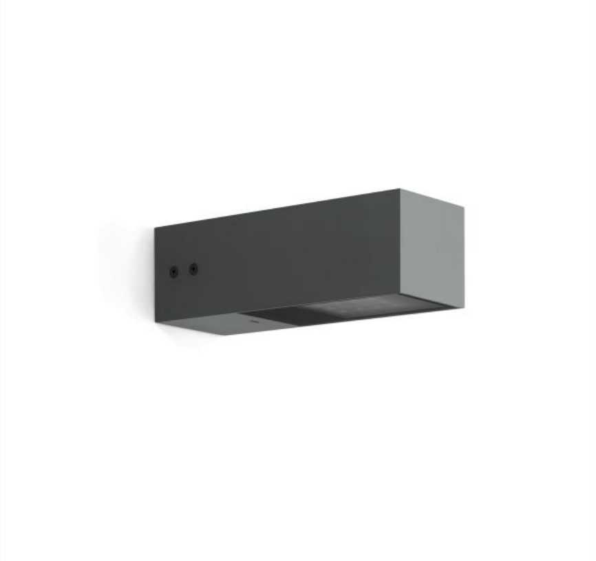 10W LED sieninis fasado šviestuvas FLAG 200, antracito sp., 3000K