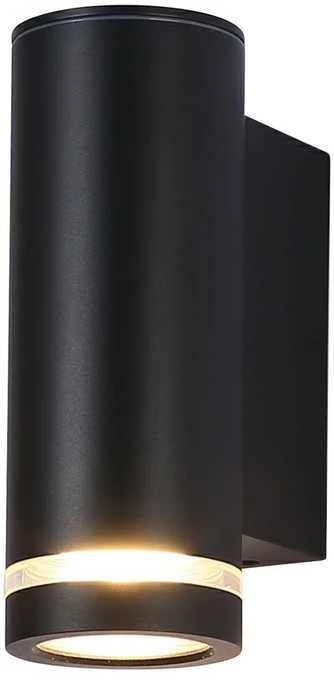 Fondo sieninis fasado šviestuvas 10W LED, 3K, Juodas