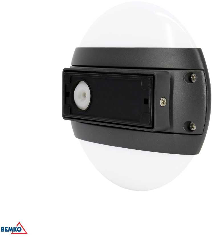 Sieninis šviestuvas Bemko 10W LED sieninis fasado šviestuvas VALANT, grafito sp., 4000K, IP65