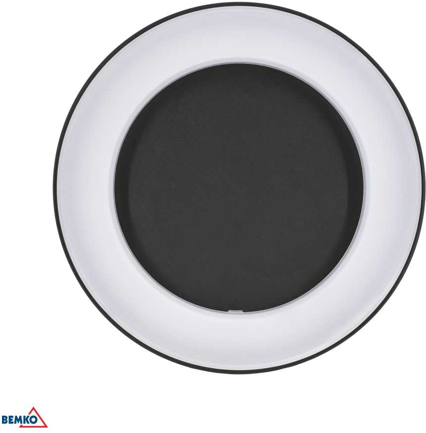 Sieninis šviestuvas Bemko 10W LED sieninis fasado šviestuvas VALIT, grafito sp., 4000K, IP65, 120°