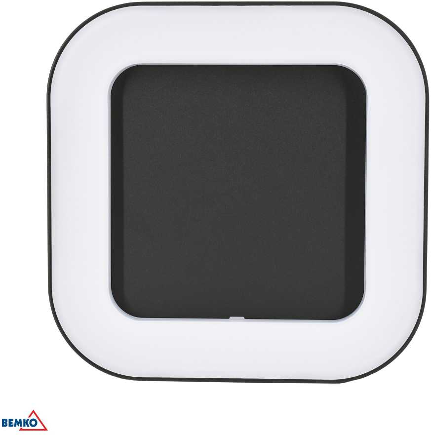 Sieninis šviestuvas Bemko 10W LED sieninis fasado šviestuvas VALIT, grafito sp., 4000K, IP65, 120°