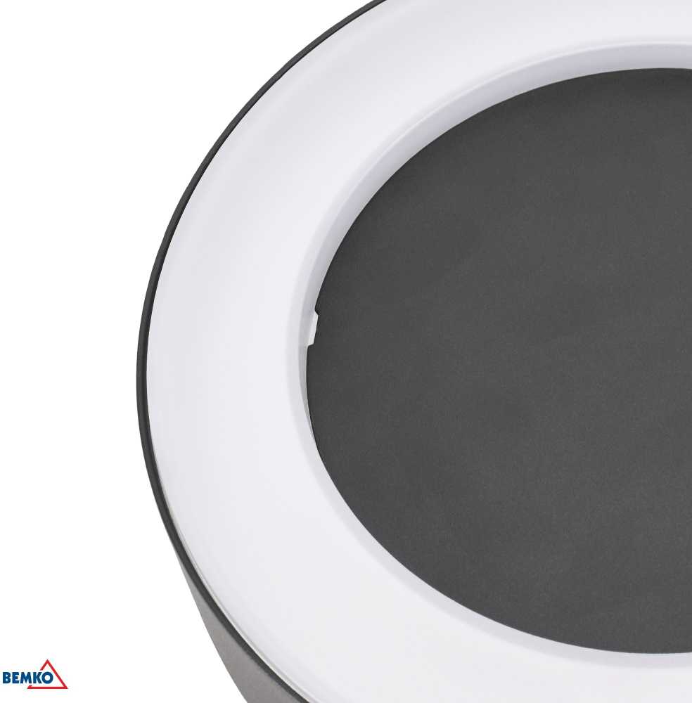 Sieninis šviestuvas Bemko 10W LED sieninis fasado šviestuvas VALIT, grafito sp., 3000K, IP65, 120°