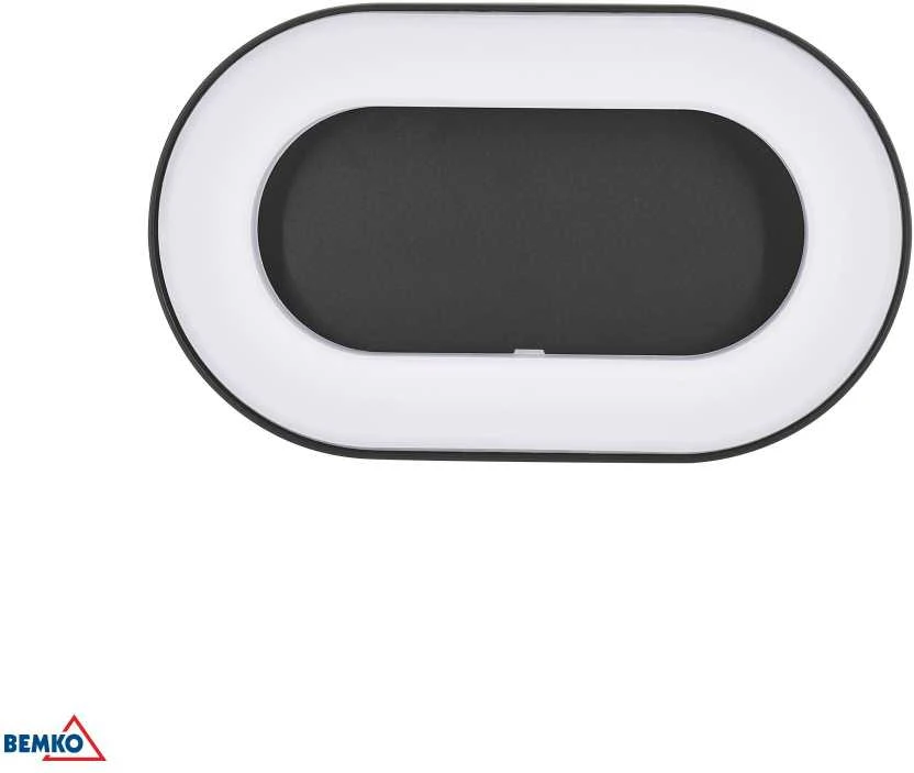 Sieninis šviestuvas Bemko 10W LED sieninis fasado šviestuvas VALIT, grafito sp., 4000K, IP65, 120°