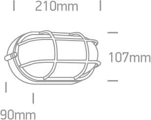 10W LED sieninis lauko šviestuvas, juodas, 3000K, 67444C/B/W