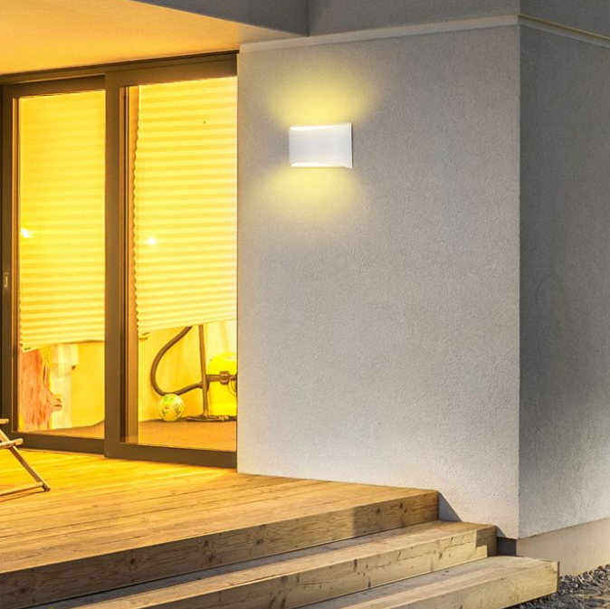 V-tac 10W LED sieninis šviestuvas, baltas, 4000K, IP54
