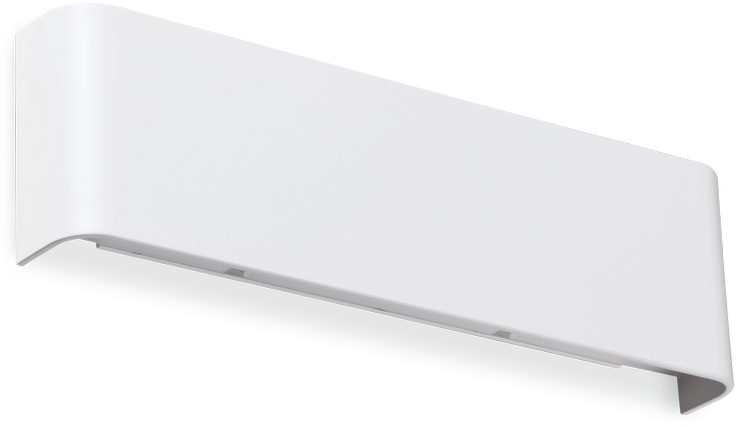 10W LED sieninis šviestuvas DELTA, baltas, 3000K, šviečia į viršų ir į apačią, 345154