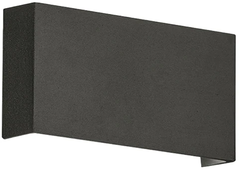 10W LED sieninis šviestuvas QUADRO, juodas, 3100K, šviečia į viršų ir į apačią, 4226200