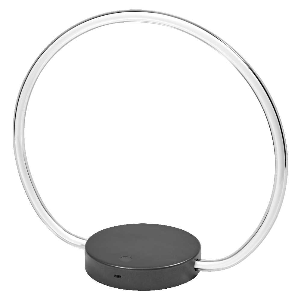 10W LED stalo šviestuvas AURA, tamsiai pilkas, 3000K, dimeriuojamas