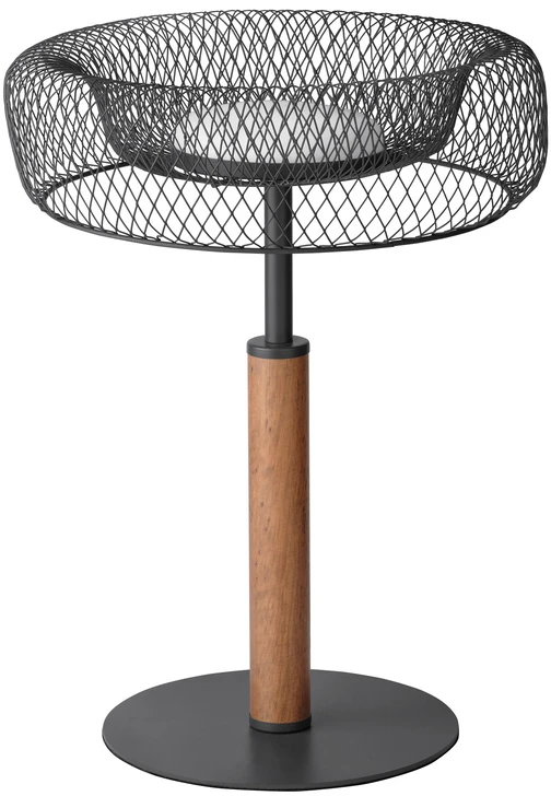 10W LED stalo šviestuvas MESH, juodas, 3000K