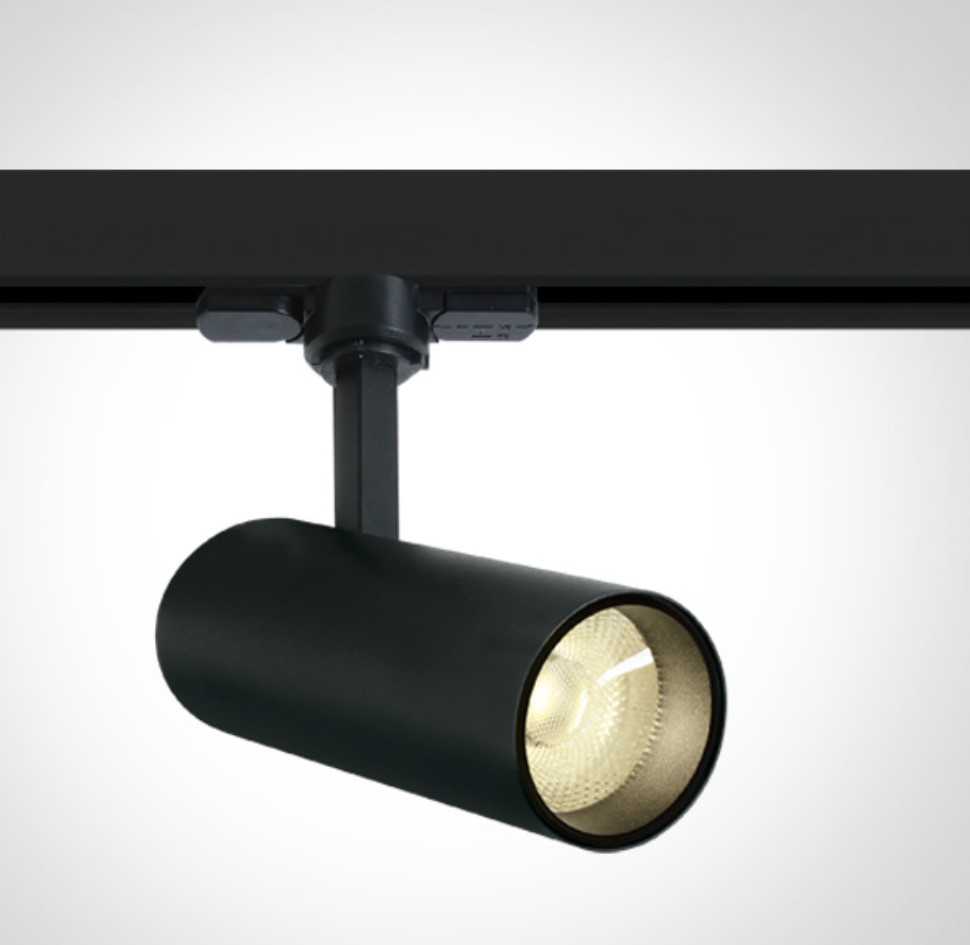 10W LED šviestuvas į bėgelius, juodas, 4000K, 65642AT/B/C