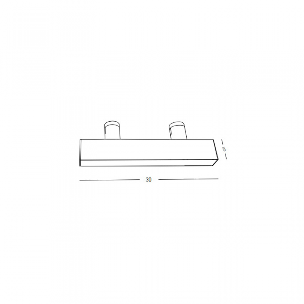 10W LED šviestuvas į magnetinę sistemą ZAMBELIS FLEXIBLE, juodas, 3000K, DALI, 23182