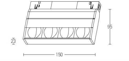 10W LED šviestuvas į magnetinę sistemą ZAMBELIS, juodas, 3000K, 2092