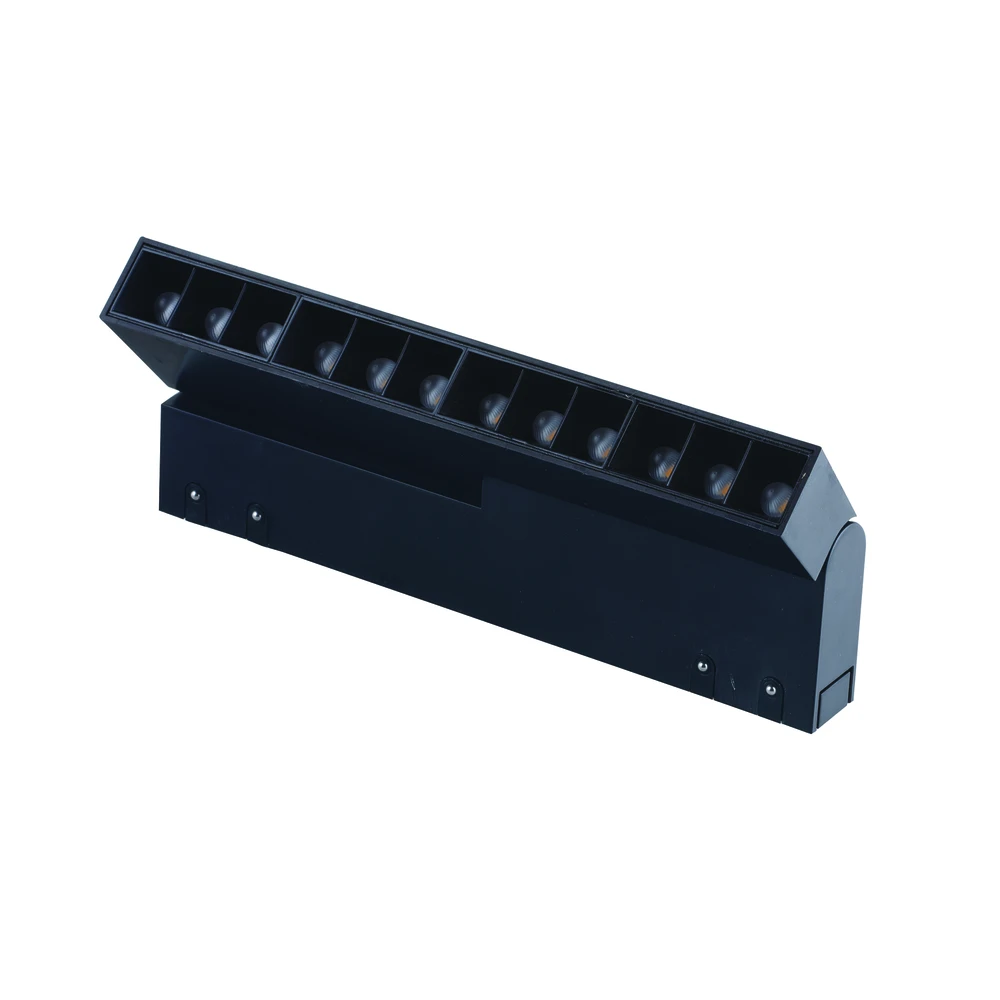 10W LED šviestuvas, montuojamas į DAVINCI sistemą, juodas, 3000K