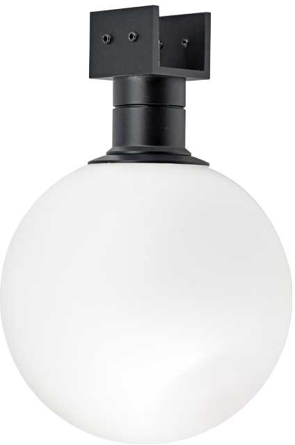 10W LED šviestuvas, montuojamas į NOVO bėgelį, juodos/baltos sp., 48V, 3000K, IP65, 4331800
