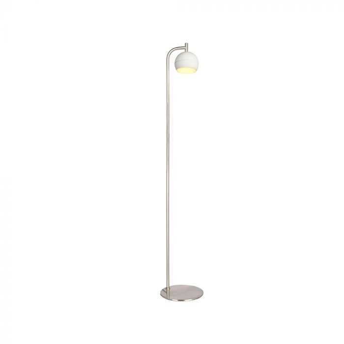 10W LED toršeras, nikelio/baltos sp., 3000K