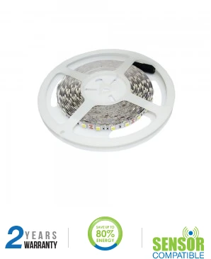 V-tac 10W/m LED juosta, RGB, 60LED/m, 24V, 5 metrų ritė