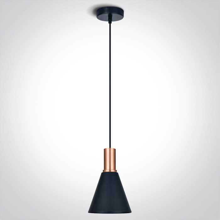 10W pakabinamas šviestuvas, vario sp., E27, 63122/CU