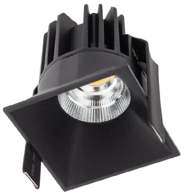 11/15W LED įleidžiamas šviestuvas XDOMINO, juodas, 4000K