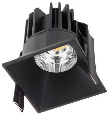 11/15W LED įleidžiamas šviestuvas XDOMINO, juodas, 4000K