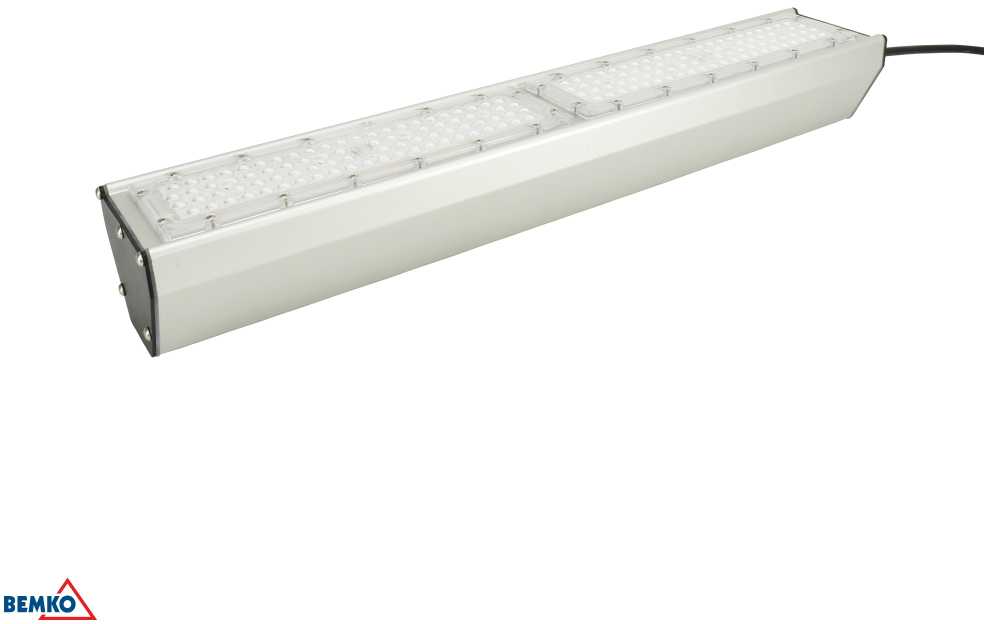 115W LED linijinis pramoninis šviestuvas MASTER STANDARD, anoduoto aliuminio sp., 4000K, IP65