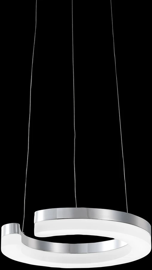 11,5W LED pakabinamas šviestuvas BLUNDER, chromo sp., 3000K