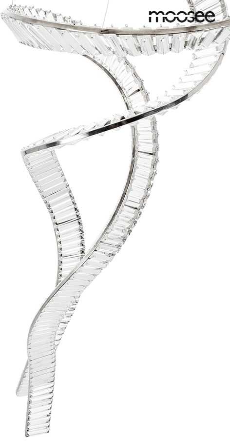 115W LED pakabinamas šviestuvas WAVE CORDON 2B, chromo sp., 3000K