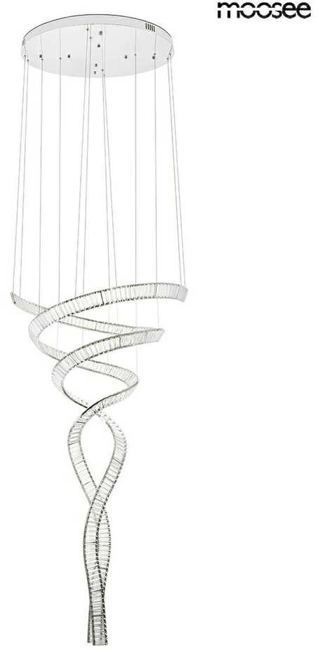 115W LED pakabinamas šviestuvas WAVE CORDON 2B, chromo sp., 3000K