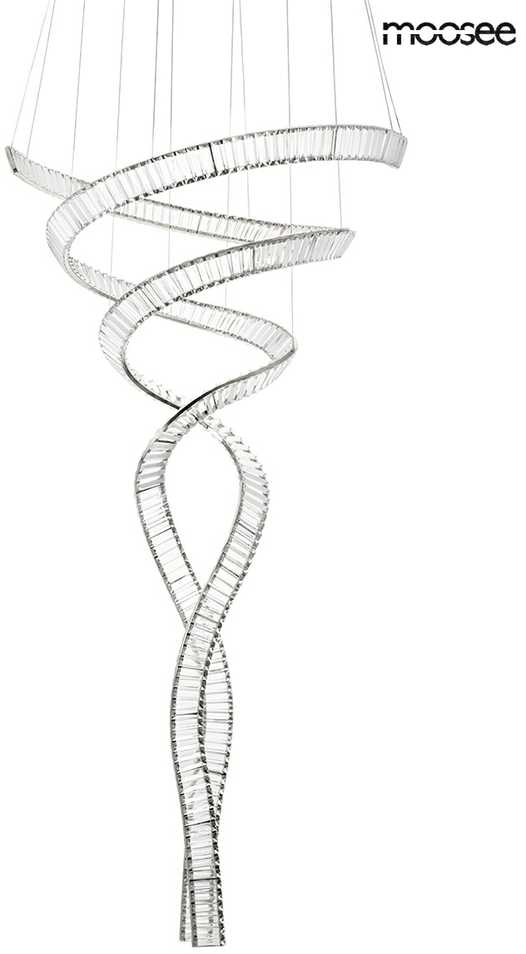 115W LED pakabinamas šviestuvas WAVE CORDON 2B, chromo sp., 3000K