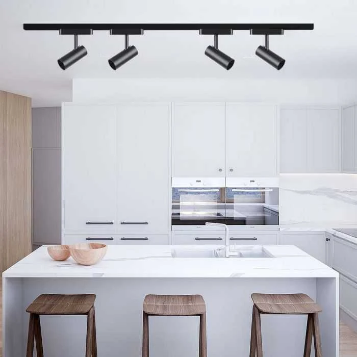 V-tac 11W LED akcentinis šviestuvas į magnetinius bėgelius, juodas, 4000K