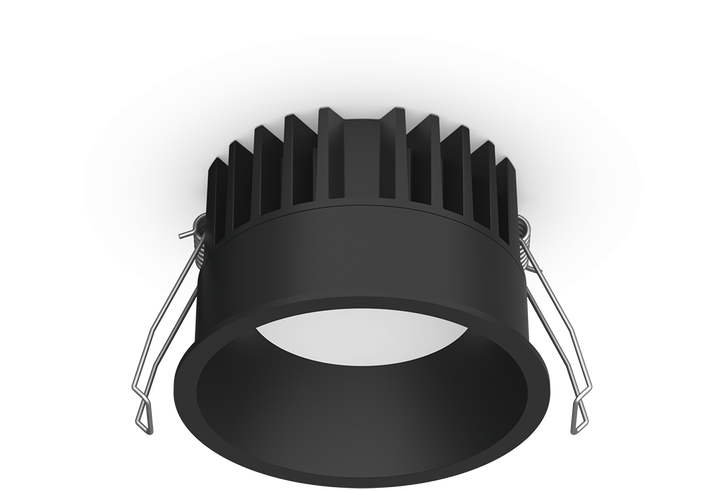 11W LED įleidžiamas šviestuvas TECH, juodas, 3000/4000K, IP65, E3987070N