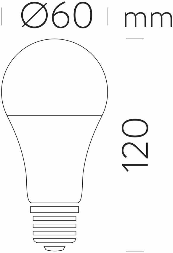 11W LED lemputė, E27, 3000K, 270°, dimeriuojama, ACB62429