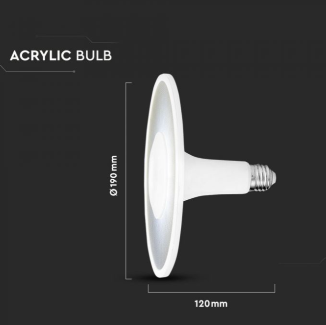 11W LED lemputė V-TAC, 4000K, E27, balta