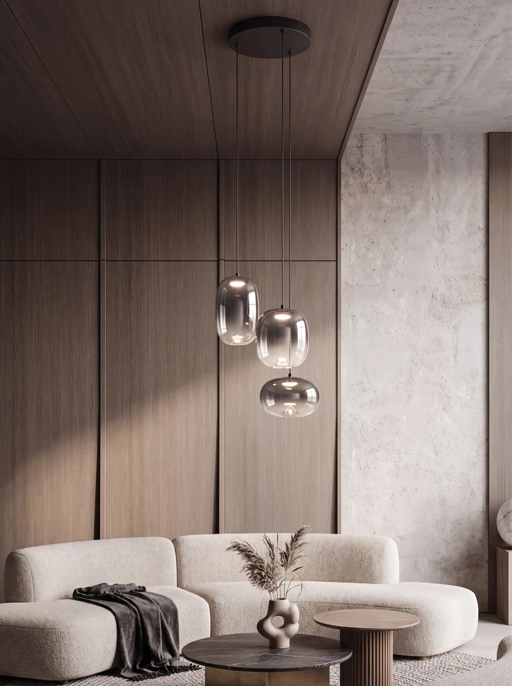 11W LED pakabinamas šviestuvas, juodos/pilkos sp., 3000K, 2613