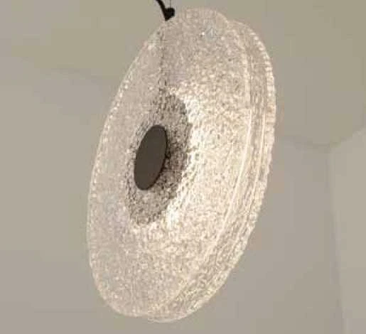 11W LED pakabinamas šviestuvas, juodu korpusu/skaidrus stiklas, 3000K, 23075
